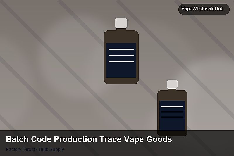 Batch Code Production Trace Vape Goods โ Batch Code Production Trace Vape Goods: Wholesale Price | 2026 Edition photo 2