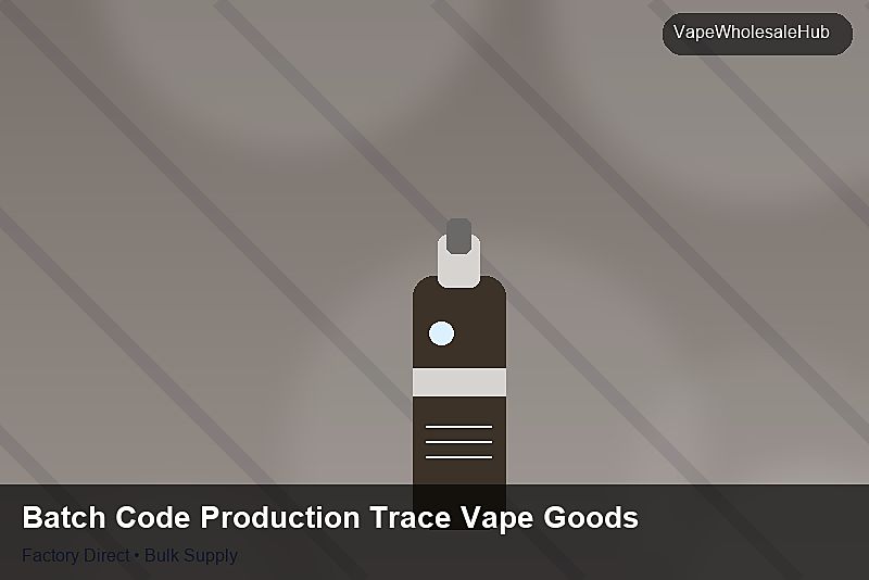 Batch Code Production Trace Vape Goods โ Batch Code Production Trace Vape Goods: Factory Direct Quote | 2026 Edition photo 2