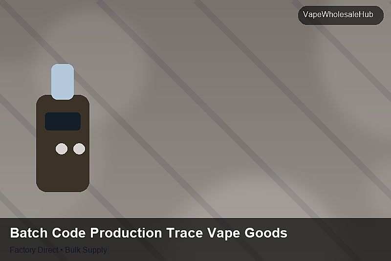 Batch Code Production Trace Vape Goods โ Batch Code Production Trace Vape Goods: Quality Inspection Checklist | 2026 Edition photo 2