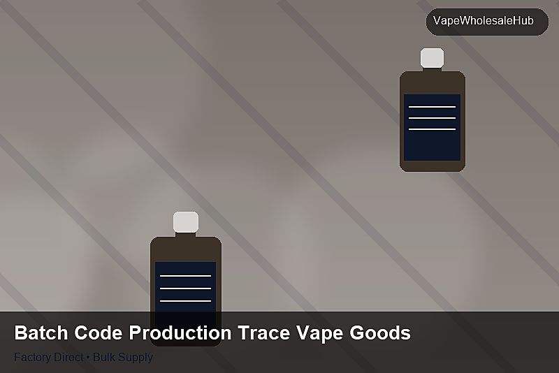 Batch Code Production Trace Vape Goods — Batch Code Production Trace Vape Goods: Customs Documentation | 2026 Edition photo 1