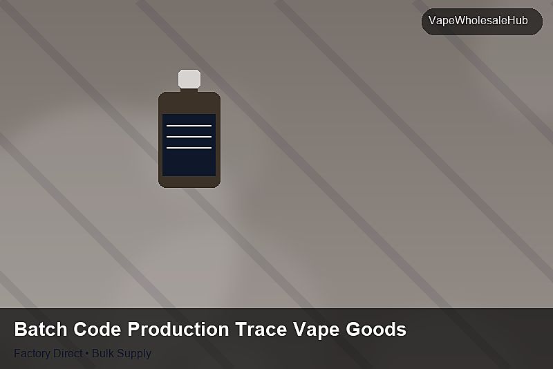 Batch Code Production Trace Vape Goods โ Batch Code Production Trace Vape Goods: Volume Pricing Tiers | 2026 Edition photo 2
