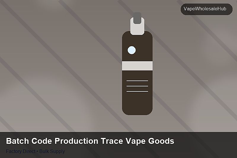 Batch Code Production Trace Vape Goods — Batch Code Production Trace Vape Goods: OEM & ODM Service | 2026 Edition photo 1