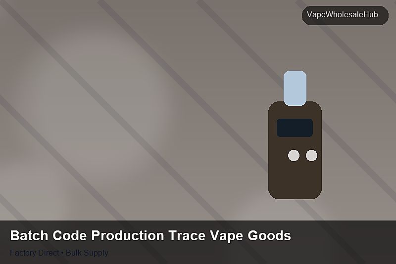 Batch Code Production Trace Vape Goods โ Batch Code Production Trace Vape Goods: OEM & ODM Service | 2026 Edition photo 2