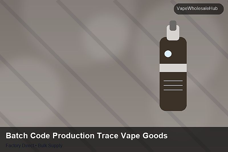 Batch Code Production Trace Vape Goods — Batch Code Production Trace Vape Goods: Market Trends 2026 | 2026 Edition photo 1