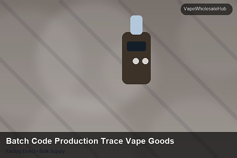 Batch Code Production Trace Vape Goods — Batch Code Production Trace Vape Goods: Cost Breakdown | 2026 Edition photo 1