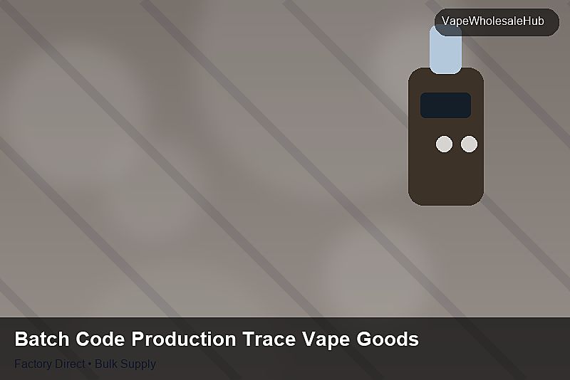 Batch Code Production Trace Vape Goods — Batch Code Production Trace Vape Goods: Quality Control Process | 2026 Edition photo 1