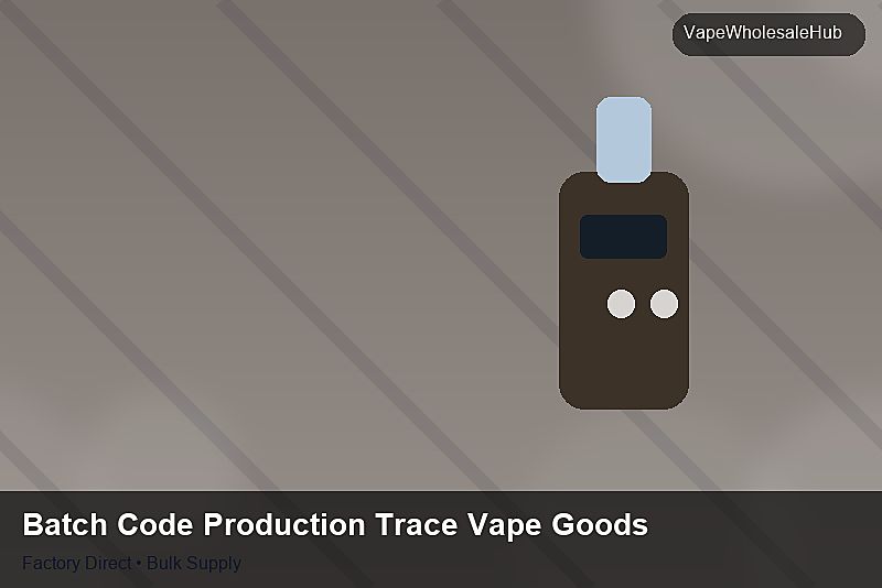 Batch Code Production Trace Vape Goods — Batch Code Production Trace Vape Goods: Production Capacity | 2026 Edition photo 1
