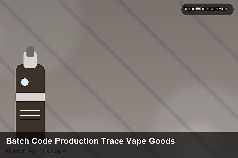 Batch Code Production Trace Vape Goods — Batch Code Production Trace Vape Goods: Risk Management | 2026 Edition photo 2