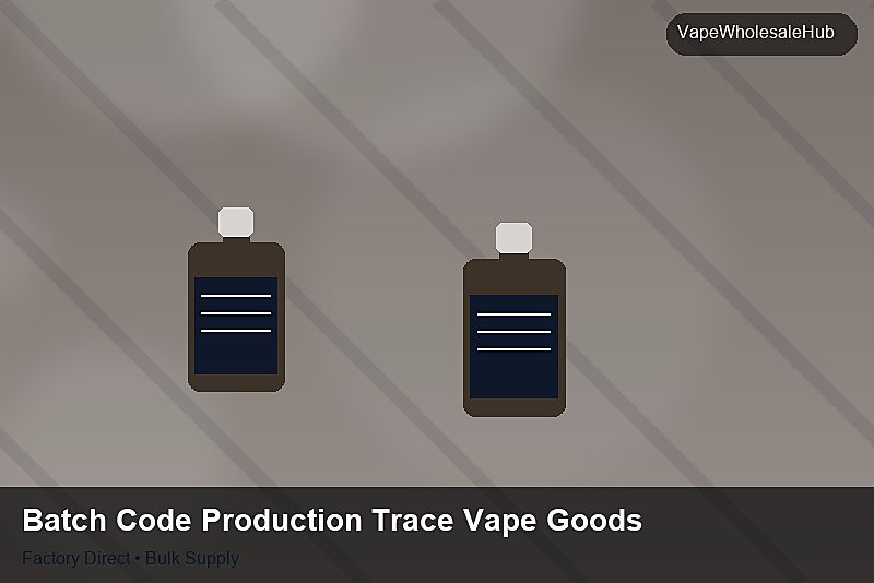 Batch Code Production Trace Vape Goods — Batch Code Production Trace Vape Goods: Sourcing Workflow | 2026 Edition photo 1