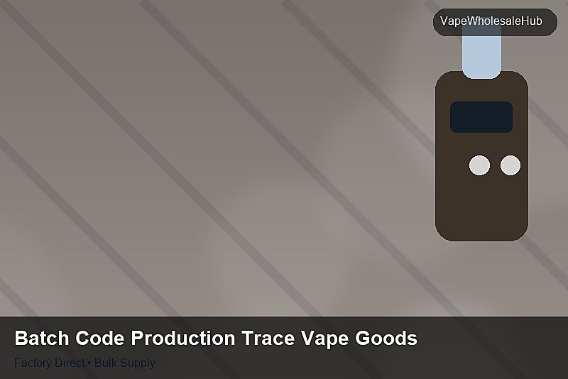 Batch Code Production Trace Vape Goods — Batch Code Production Trace Vape Goods: Sourcing Workflow | 2026 Edition photo 2