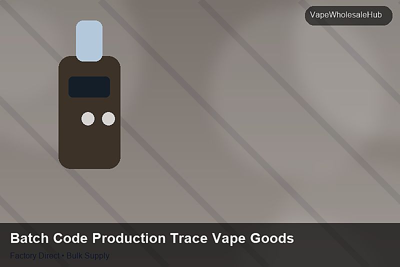 Batch Code Production Trace Vape Goods — Batch Code Production Trace Vape Goods: Material & Ingredients | 2026 Edition photo 1