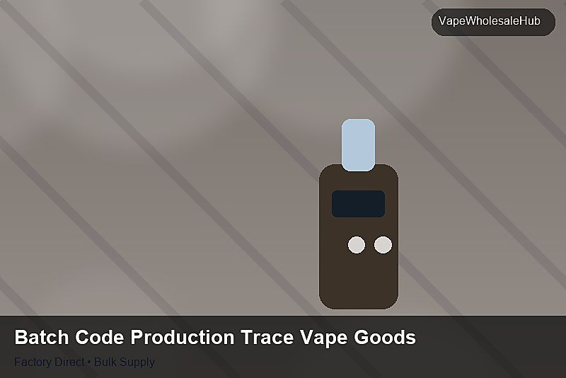 Batch Code Production Trace Vape Goods — Batch Code Production Trace Vape Goods: Material & Ingredients | 2026 Edition photo 2