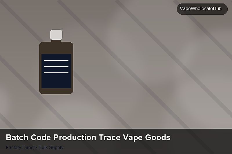 Batch Code Production Trace Vape Goods — Batch Code Production Trace Vape Goods: Tariff & HS Code | 2026 Edition photo 2