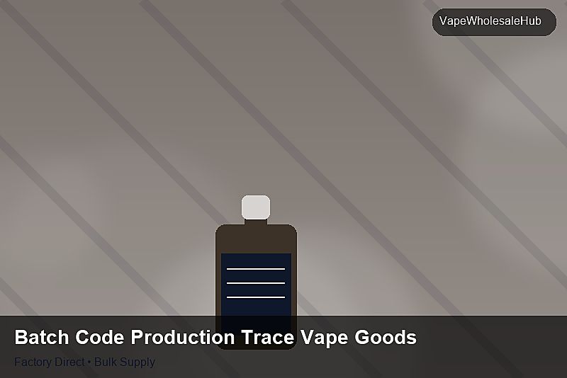 Batch Code Production Trace Vape Goods — Batch Code Production Trace Vape Goods: Eco-Friendly Materials | 2026 Edition photo 1