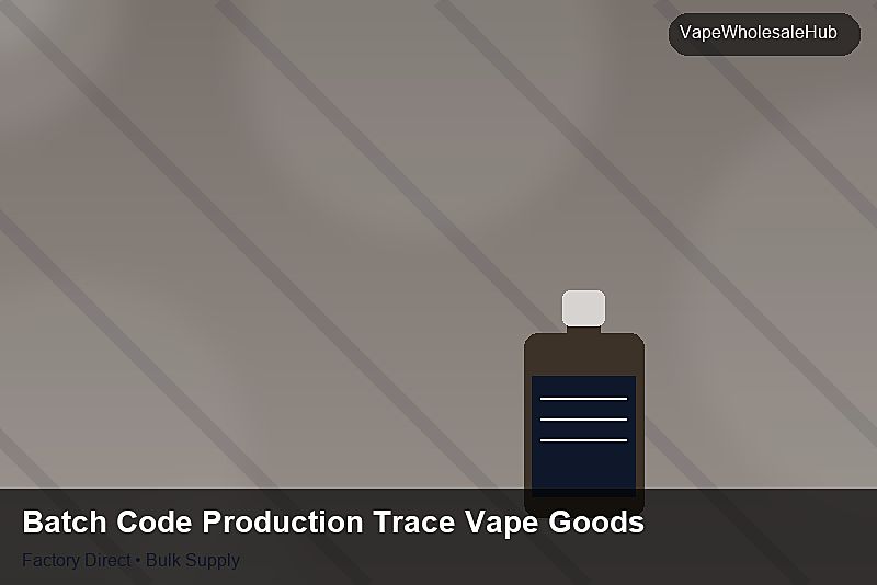Batch Code Production Trace Vape Goods — Batch Code Production Trace Vape Goods: Eco-Friendly Materials | 2026 Edition photo 2