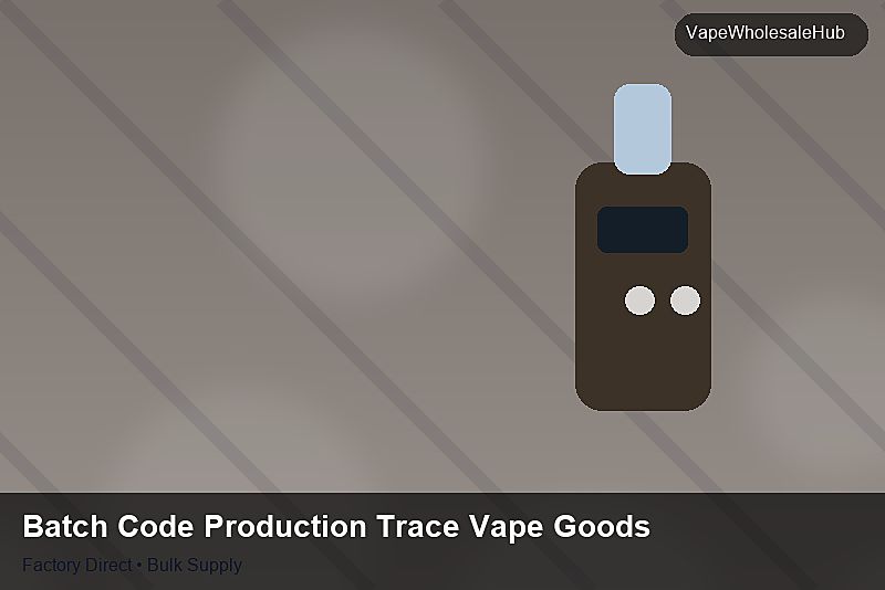 Batch Code Production Trace Vape Goods — Batch Code Production Trace Vape Goods: ROI Analysis | 2026 Edition photo 1