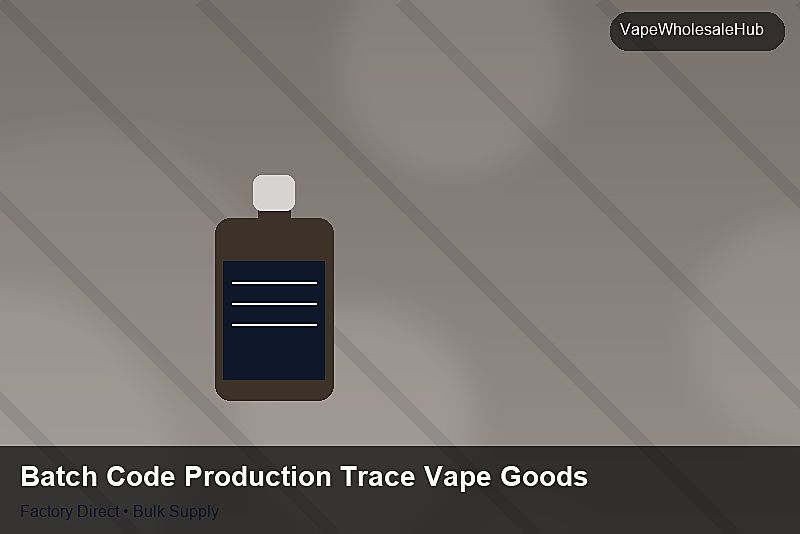 Batch Code Production Trace Vape Goods — Batch Code Production Trace Vape Goods: Market Comparison | 2026 Edition photo 1