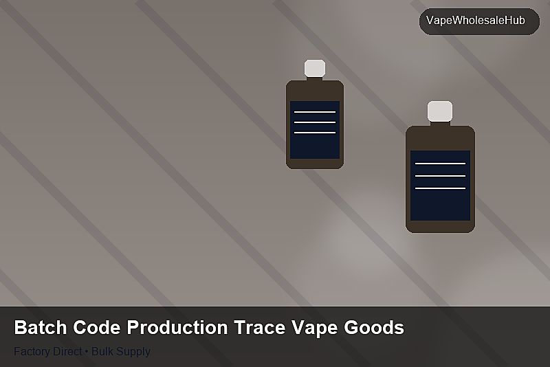 Batch Code Production Trace Vape Goods — Batch Code Production Trace Vape Goods: Procurement Checklist | 2026 Edition photo 2