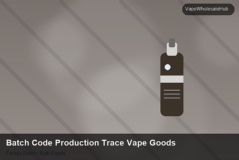 Batch Code Production Trace Vape Goods — Batch Code Production Trace Vape Goods: Trade Terms | 2026 Edition photo 1